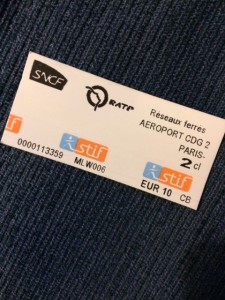 Metro ticket